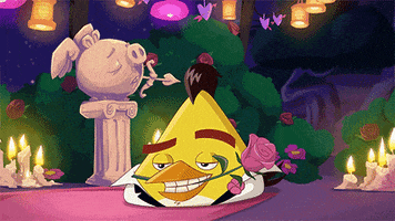 in love wink GIF by Angry Birds