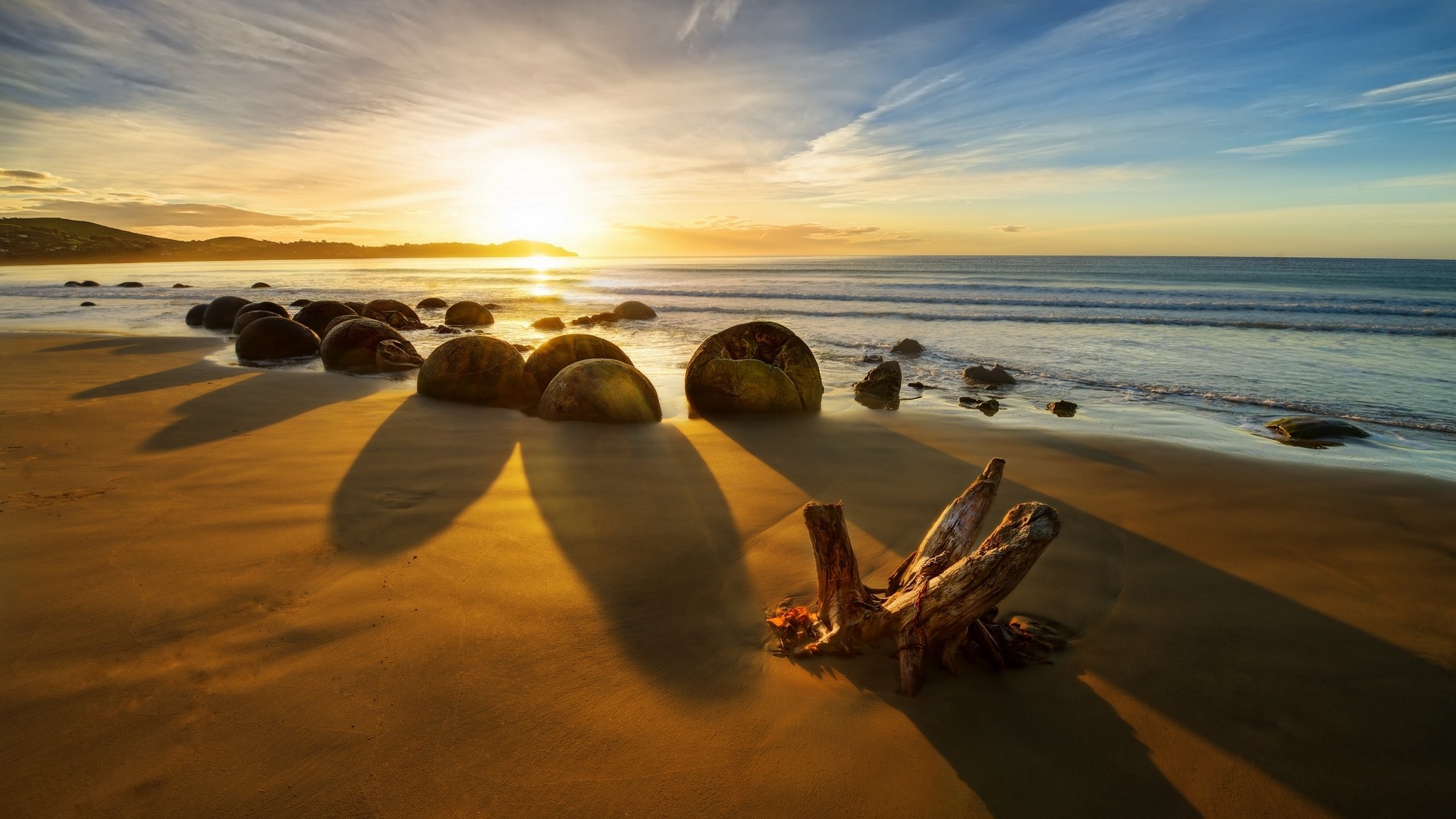 Neuseeland, neuseeland, ozean, sonnenaufgang, steine, küste | Bild, Foto,  Desktop-Hintergrund.